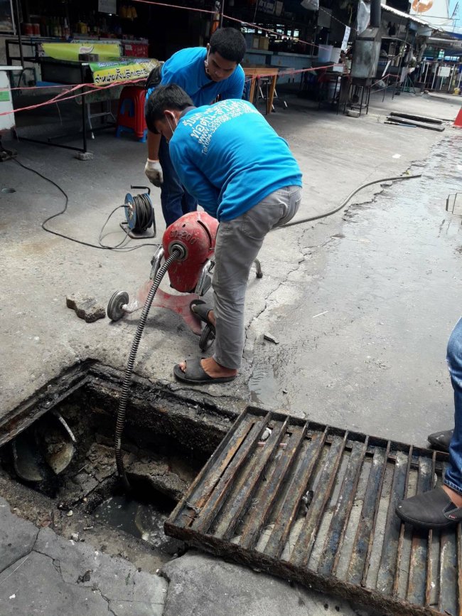 บริการแก้ไขท่อเมนต์น้ำทิ้งอุดตัน ที่ อ.พนัสนิคม จ.ชลบุรี